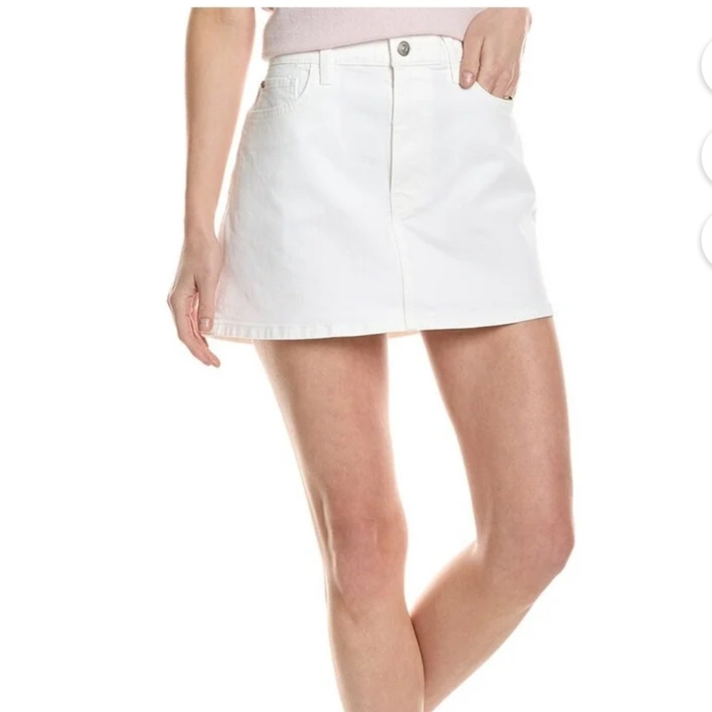 ✨ NWT Hudson Jeans White Denim Mini Skirt - Size 32